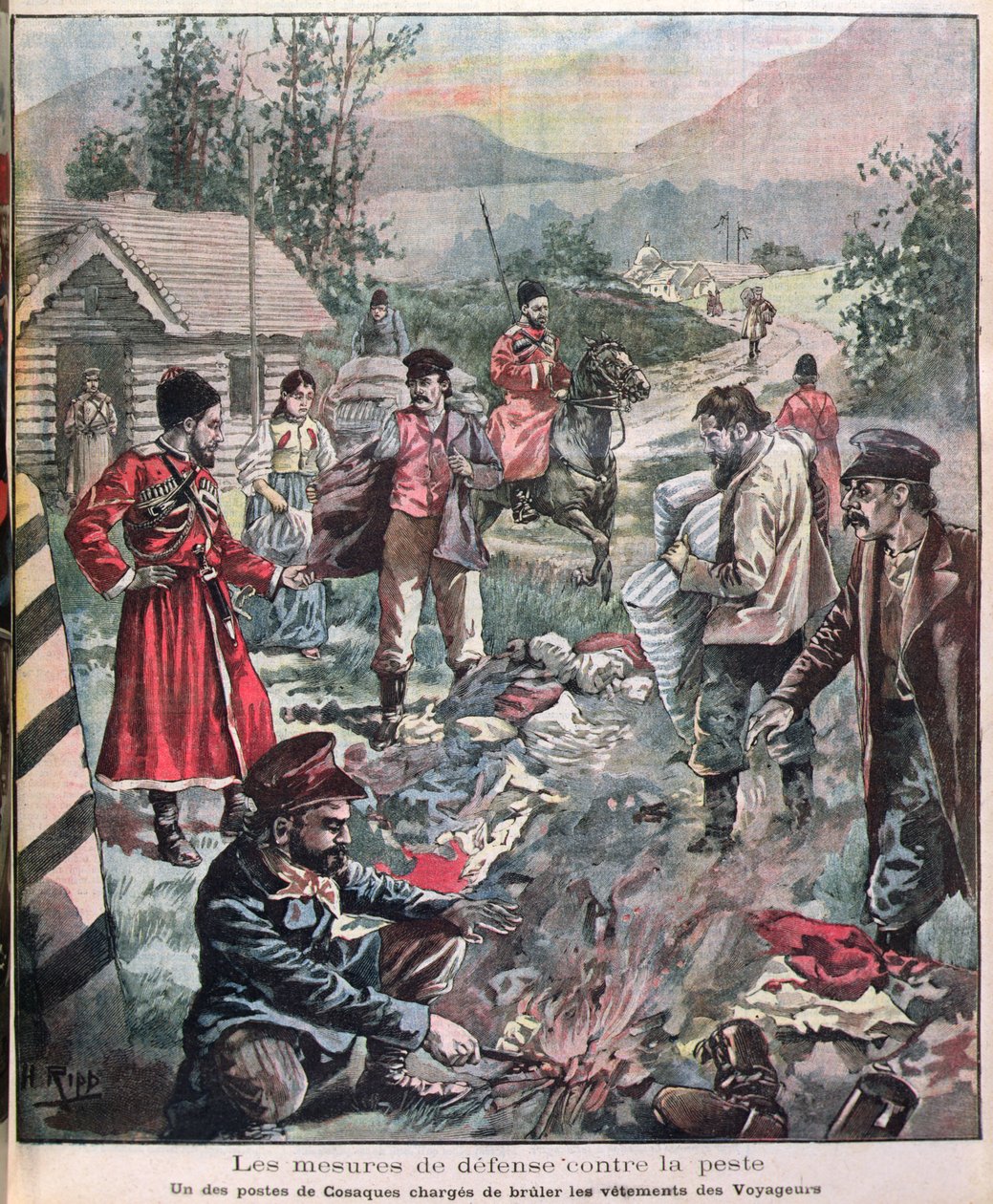 Methods to Prevent the Plague, Le Petit Journal, 1898 tekijältä French School