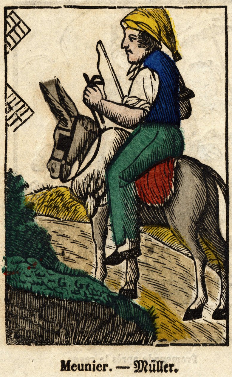 Meunier; Kauppasarja, kuva 1800-luvun Epinalista. tekijältä French School