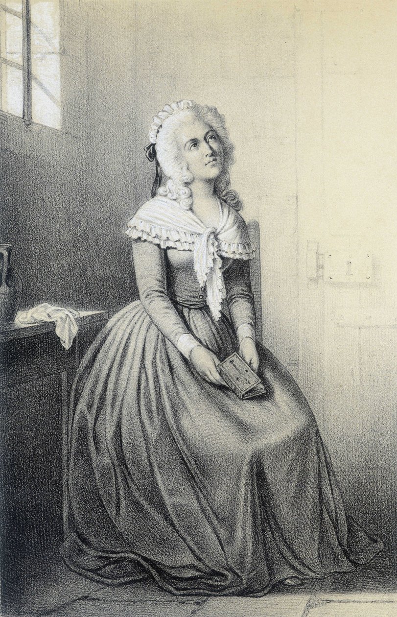 Mme Elisabeth Albert Maurinin "Ranskan vallankumouksen historiallisessa galleriassa". tekijältä French School