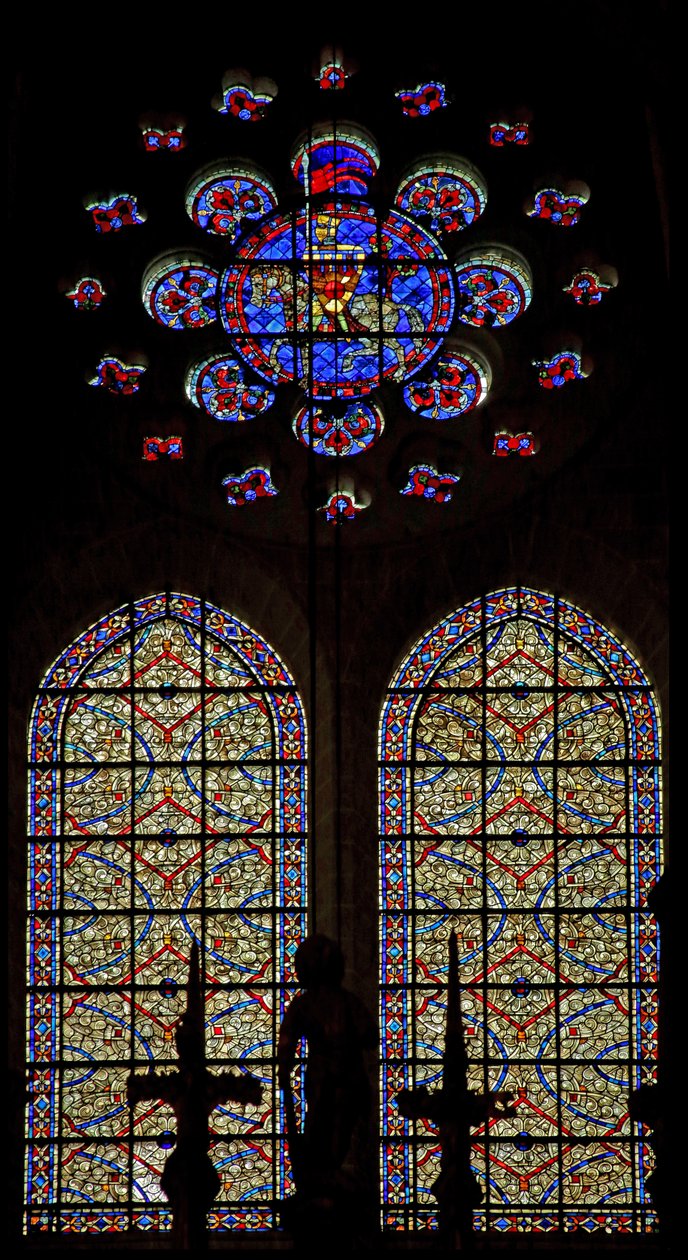 Moderni grisaille ja Courtneyn ritari ruusussa (w112) tekijältä French School