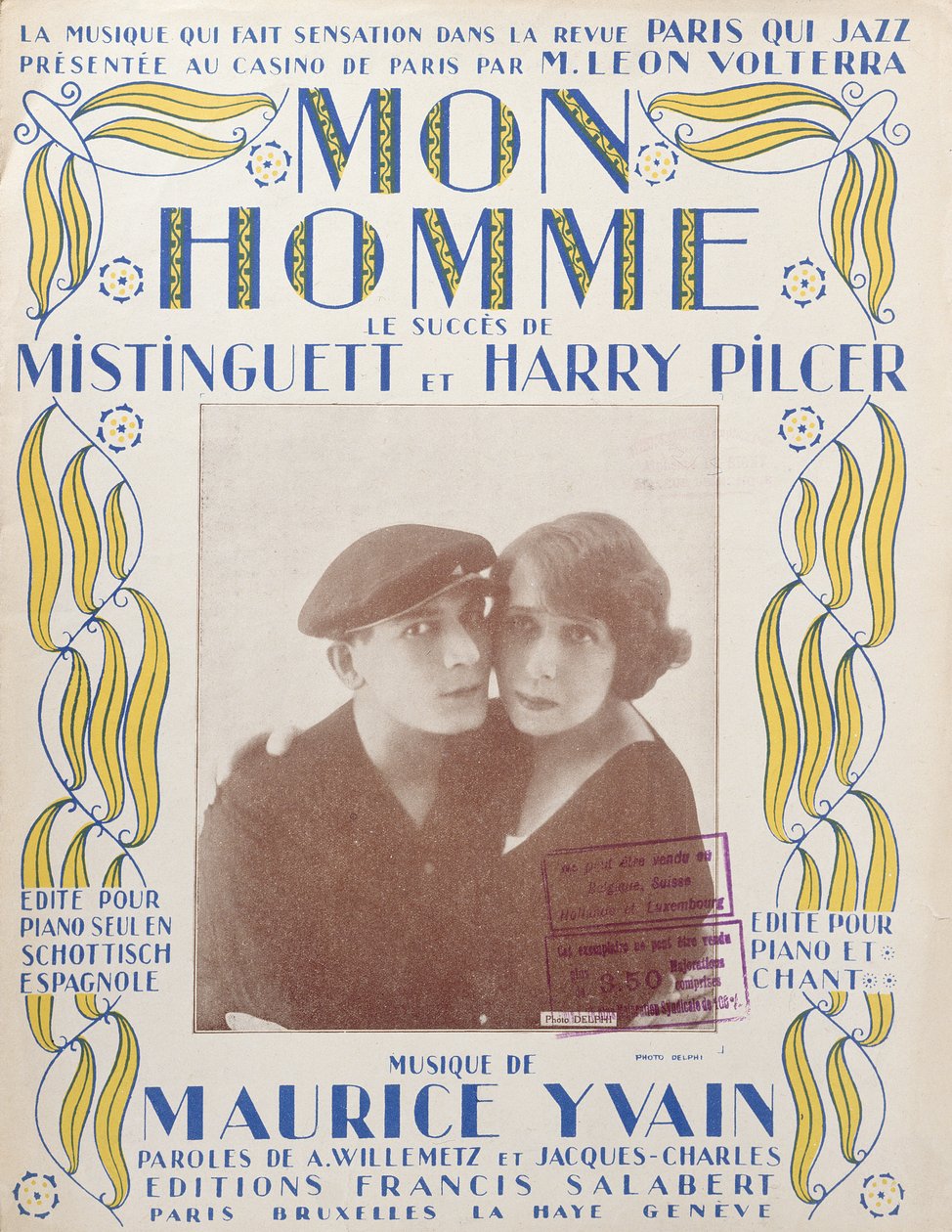 Mon Homme, cover-versio Mistinguettin ja Harry Pilcerin kappaleesta, 1920 tekijältä French School