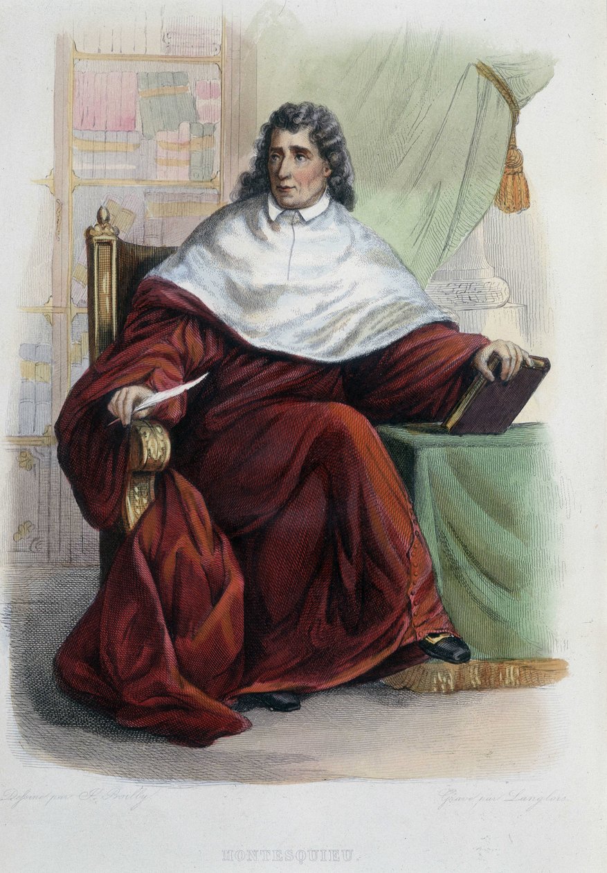 Montesquieu - toim. Mennechetissä, "" Le Plutarque francais "" tekijältä French School