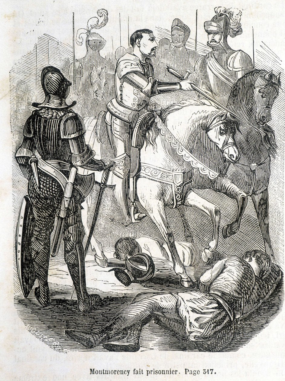 Montmorency joutui vangiksi Paviessa (1525) - L.-P.:n "Histoire de Francessa". Anquetil tekijältä French School