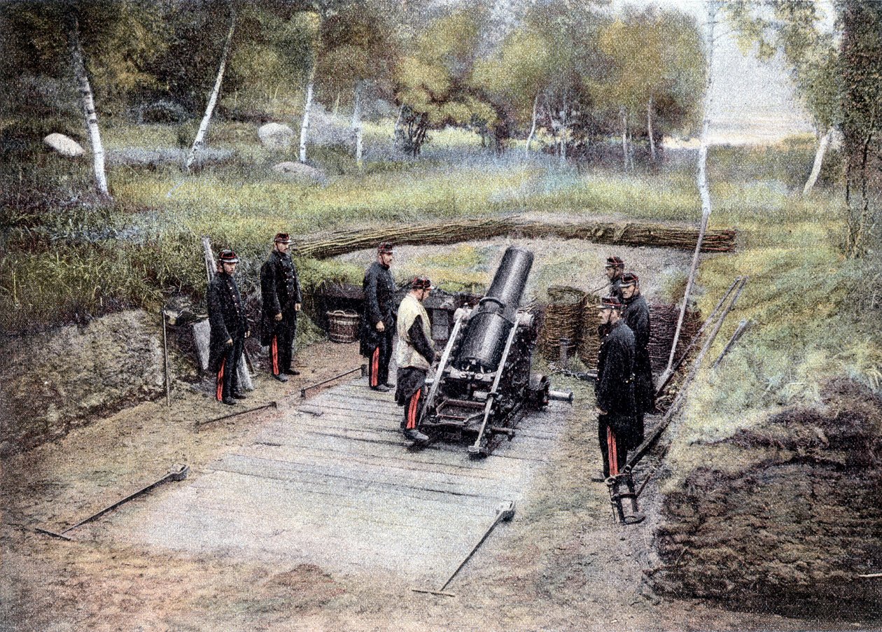 Mortar School of 220 - "" Military Albumissa" - Tykistö jalkaisin tekijältä French School