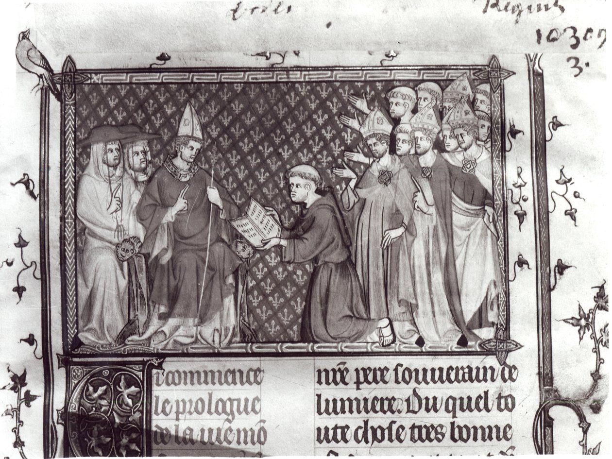 Ms.Fr. 5716 f.2 Jean dAntioch ennen Martin IV:tä, St. Louisin elämä ja ihmeet, n. 1330-1340 tekijältä French School