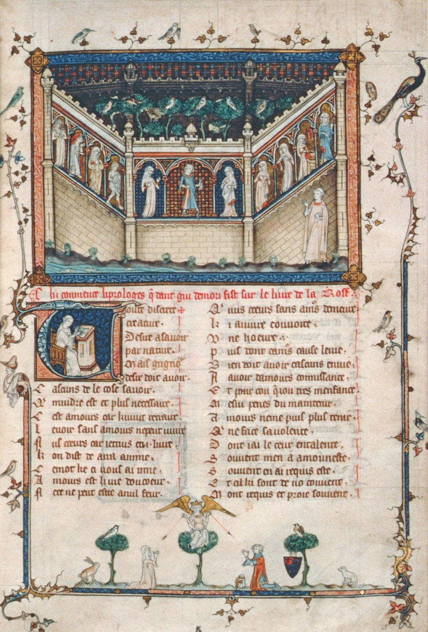 Ms 101 fol.5 Ruusun romanssi tekijältä French School