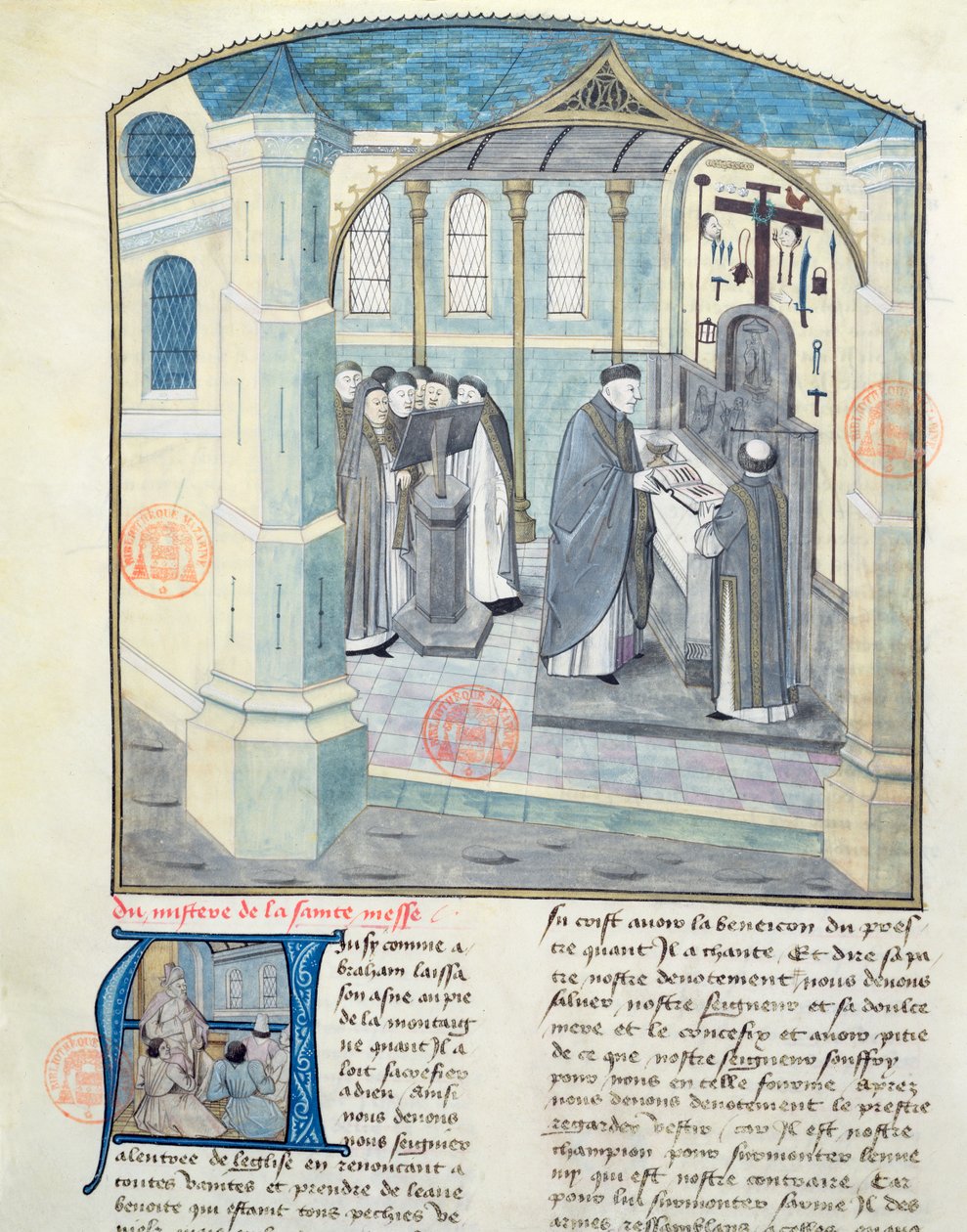 Ms 1560 Pyhän messun mysteeri, Fleur des Histoires tekijältä French School