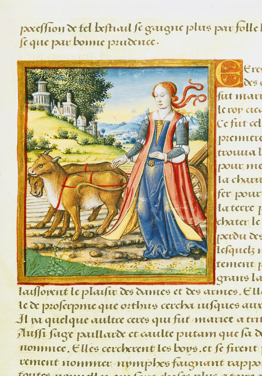 Ms 17 Ceres, Lifes of Famous Women, n. 1505 tekijältä French School