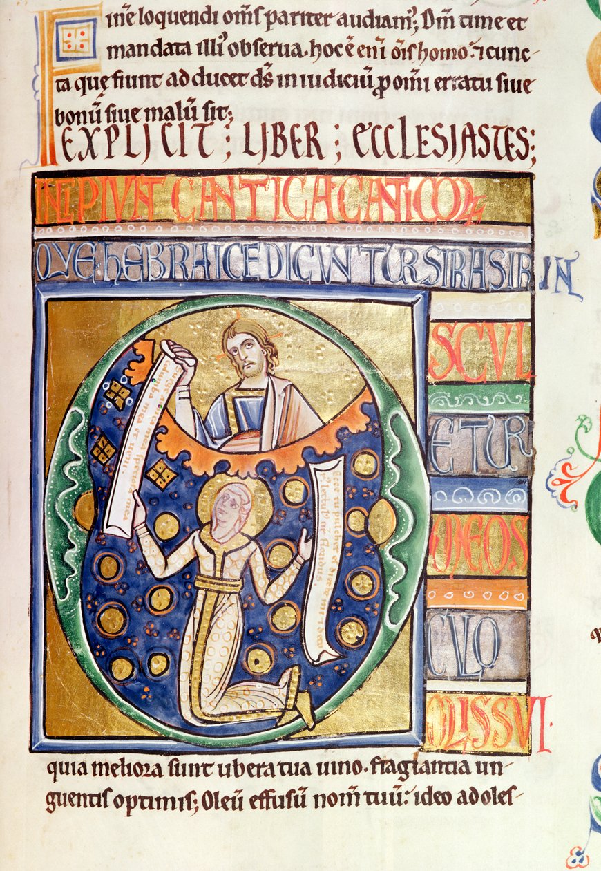 Ms 1 fol.235 The Book of Ecclesiastes, Souvignyn Raamatusta tekijältä French School