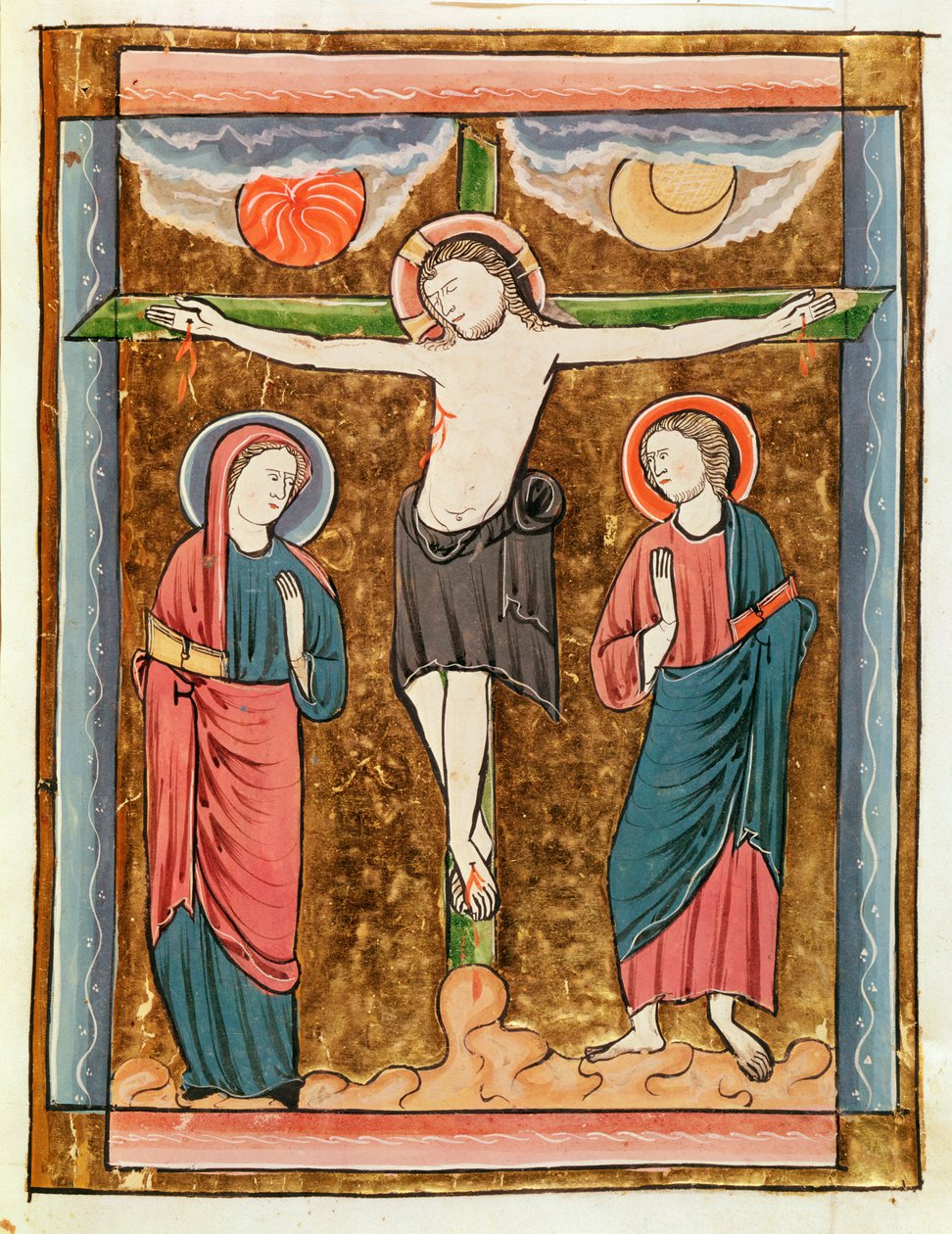 Ms 3016 fol.18r Ristiinnaulitseminen, Psautier a lUsage de Paris tekijältä French School