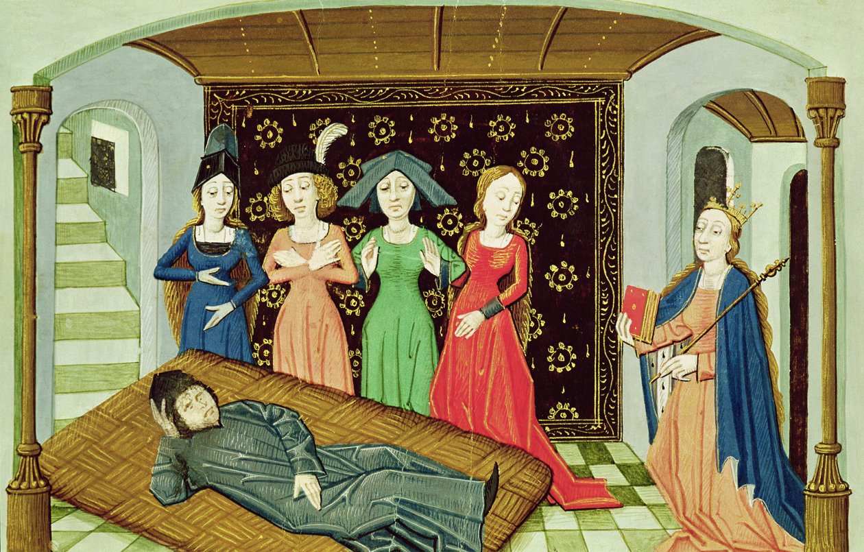 Ms 3045 f.3 Boethius, Filosofia ja muusat, Filosofian lohdutuksesta tekijältä French School