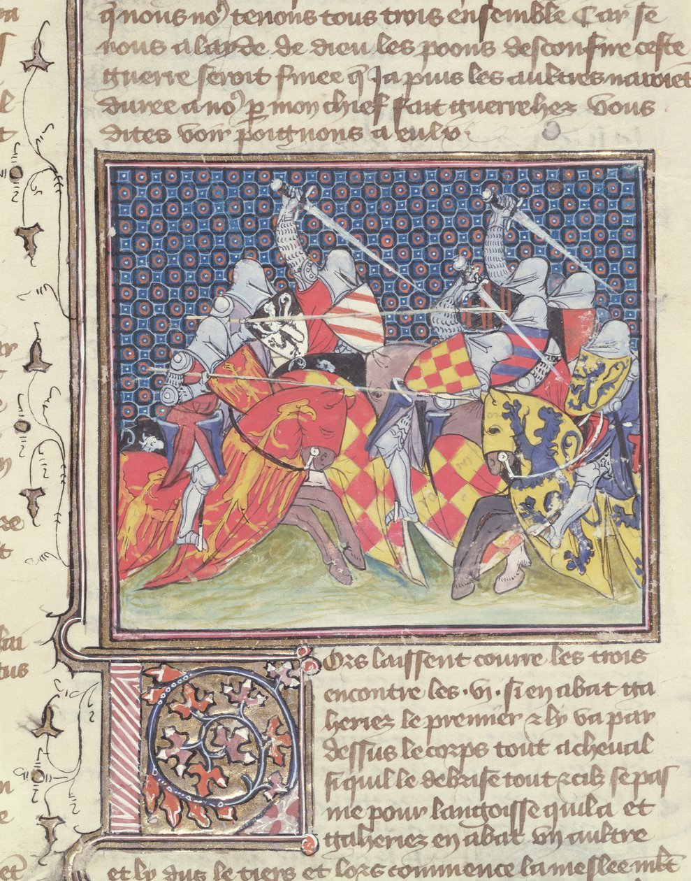 Ms 3480 Knights in Battle, Livre de Messire Lancelot du Lacista tekijältä French School