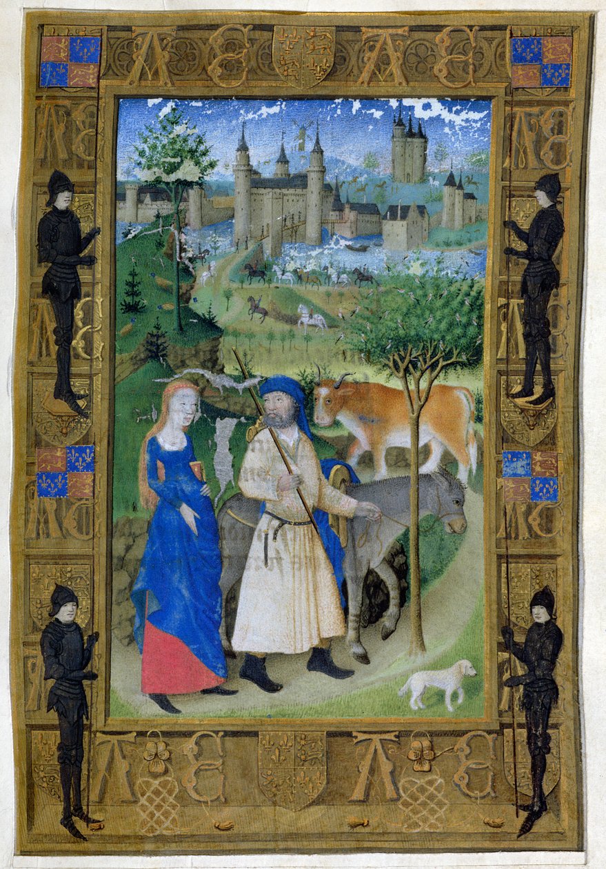 Ms 473 Lento Egyptiin, Charles of Francen tuntien ajalta, n. 1466-69 tekijältä French School