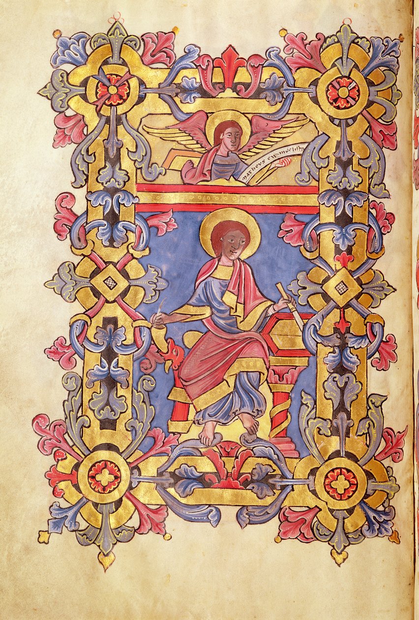 Ms 479 St. Matthew, The Gospels of the Abbaye de Cysoing tekijältä French School