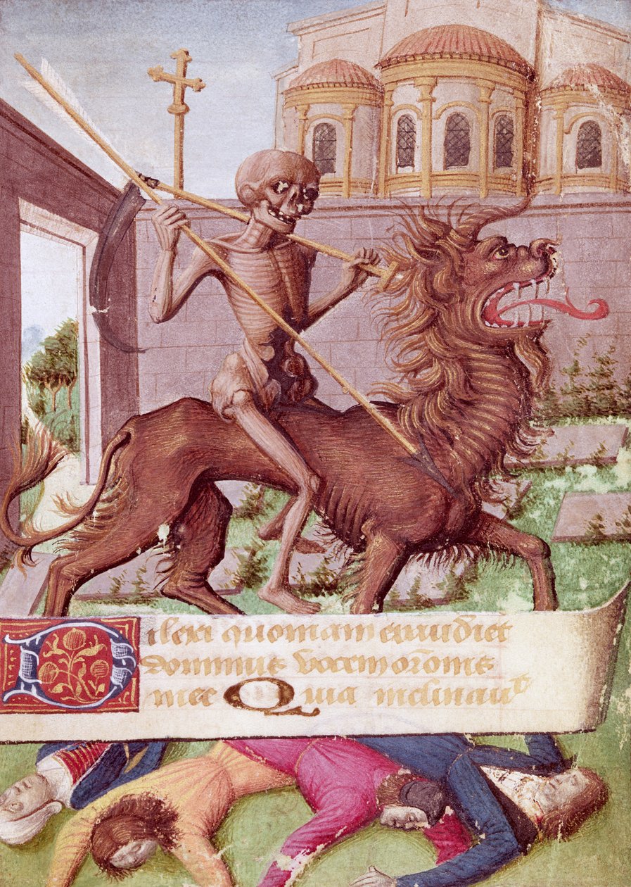 Ms 89 fol.88 The Triumph of Death, Tuntien kirjasta tekijältä French School