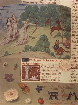 Ms Fr 9197 fol.140v Diana metsästys, Livre des Eschecs D