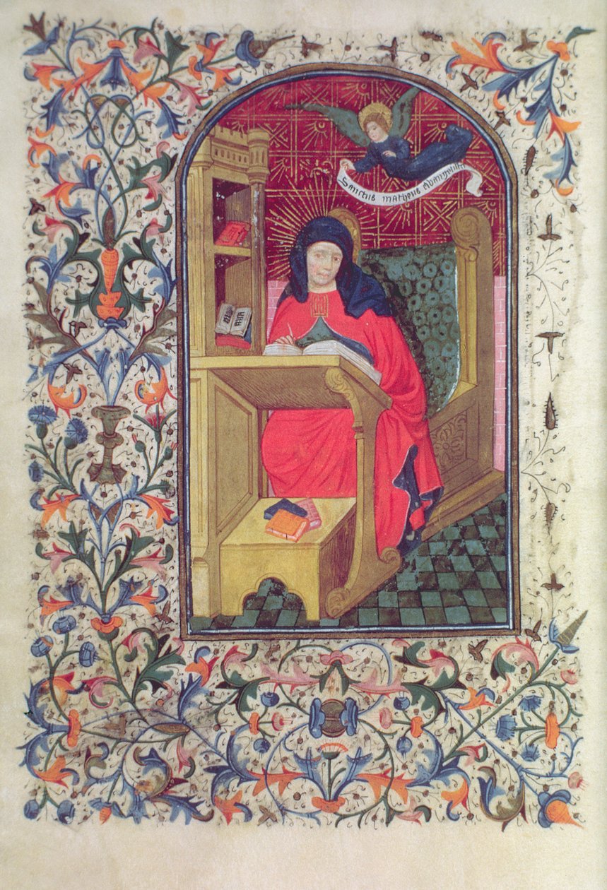 Ms Gen 288 f.266v Scholar, n. 1460 tekijältä French School