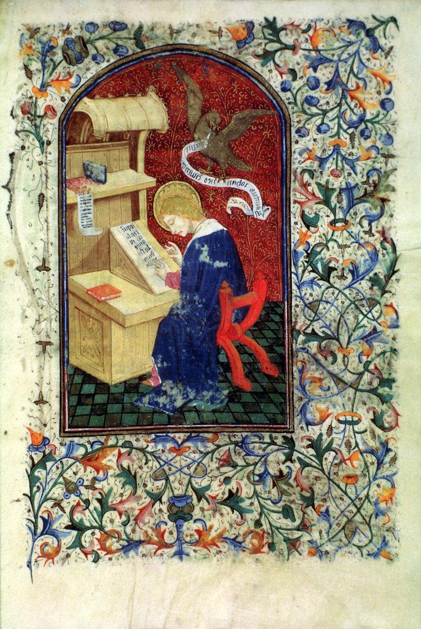 Ms Gen 288 f.291v Scholar, n. 1460 tekijältä French School