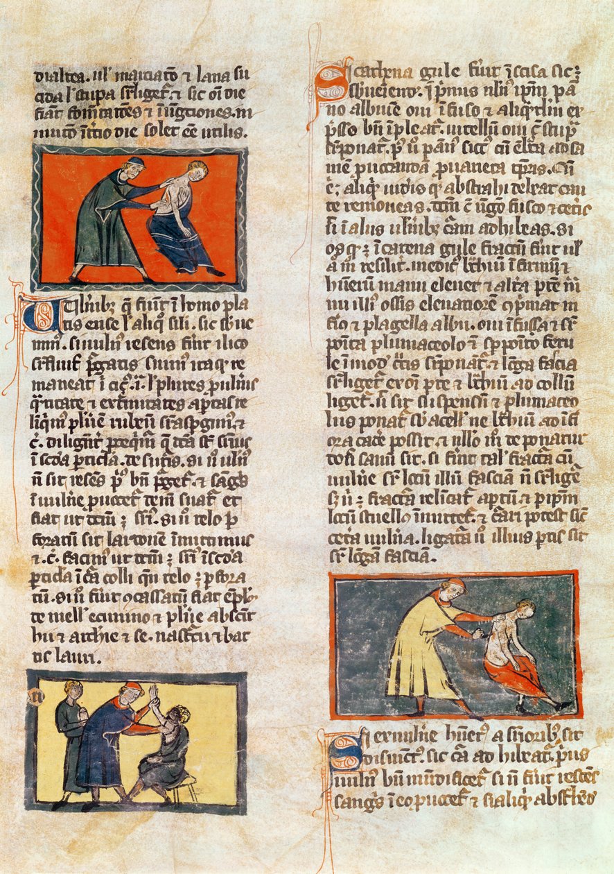 Ms H 89 fol.17r Surgery, Rogier de Salernen 