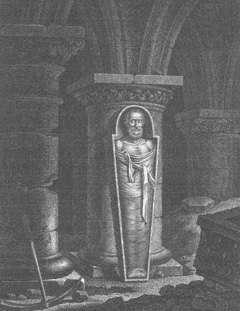 Ranskan kuninkaan Henri IV:n (1553-1610) muumio, jonka vallankumoukselliset kaivasivat esiin Saint-Denis