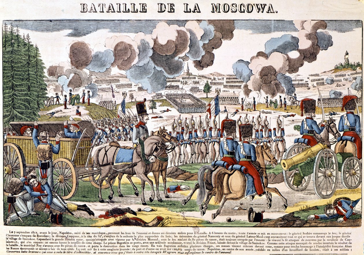 Napoleon I Moskovan taistelussa tekijältä French School
