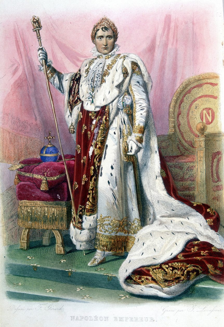 Napoleon I Sacren asussa - "" French Plutarch""" tekijältä French School
