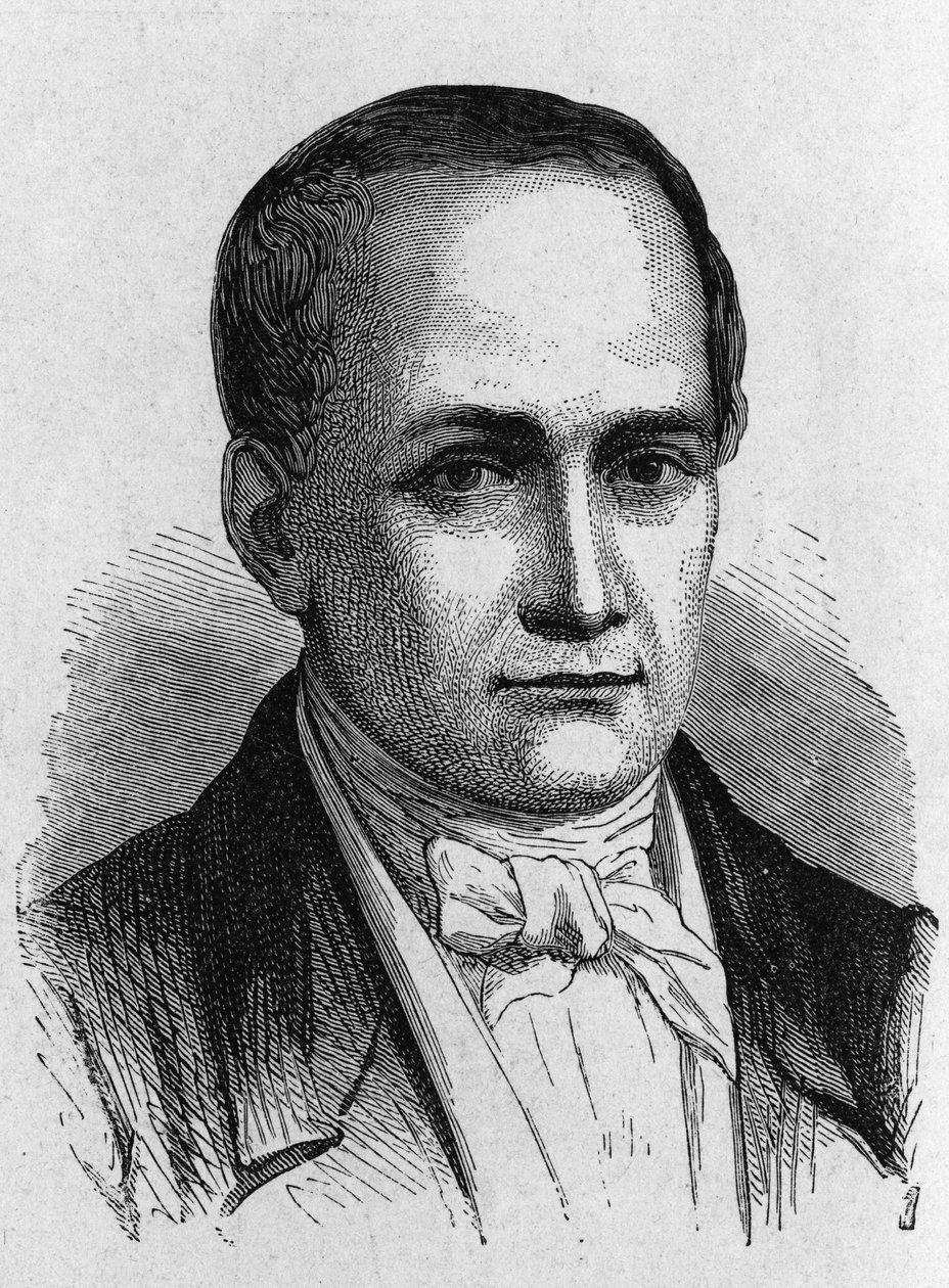 Nicéphore Niepce (1765-1833), ranskalainen keksijä, valokuvauksen pioneeri - teoksessa "Album de la Science; maineikkaat tiedemiehet; Suuria löytöjä””” 1896. tekijältä French School