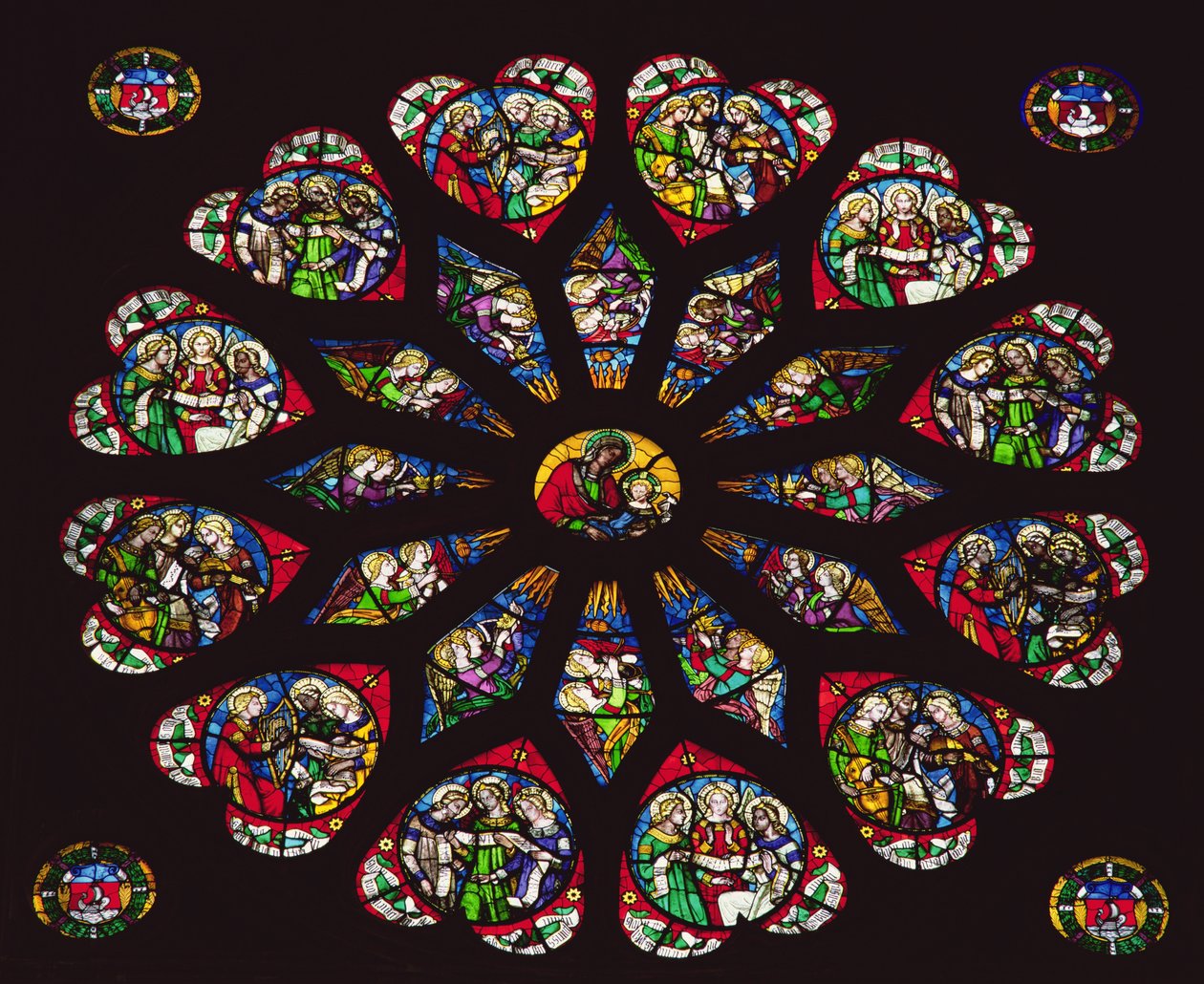 Pohjoinen ruusu-ikkuna tekijältä French School