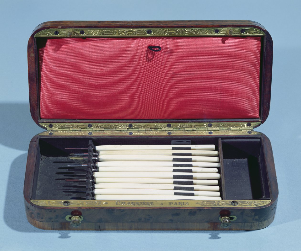 Oculists instrumenttikotelo, valmistaja Charriere of Paris tekijältä French School