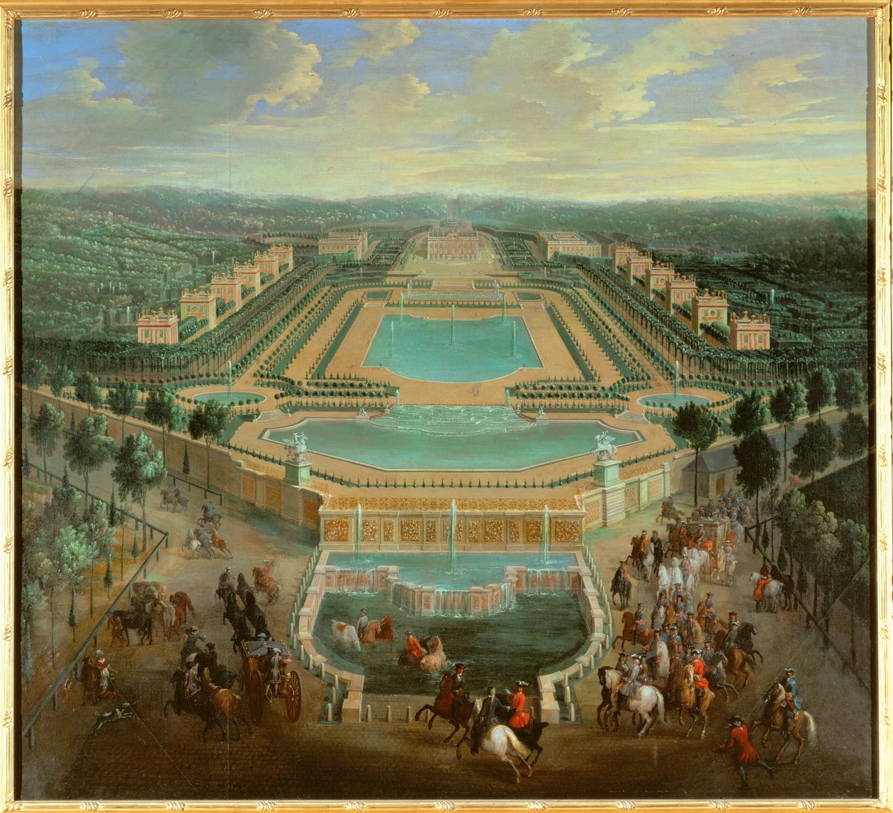 Yleiskuva Chateau de Marlysta, Grand Trianon, Versailles, Ranska (kuva) tekijältä French School