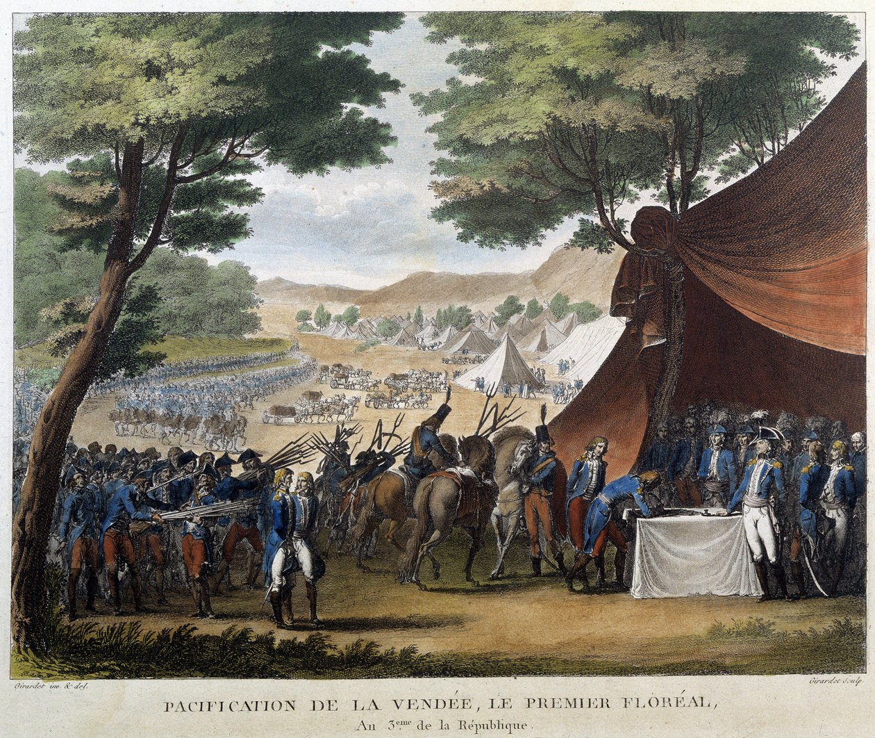 Vendéen rauhoitus, ensimmäinen kukka, Tasavallan vuosi 3 tekijältä French School