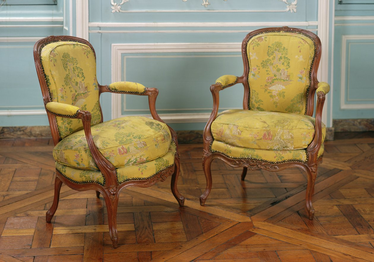 Louis XV nojatuolit, 1723-74 (puu) tekijältä French School