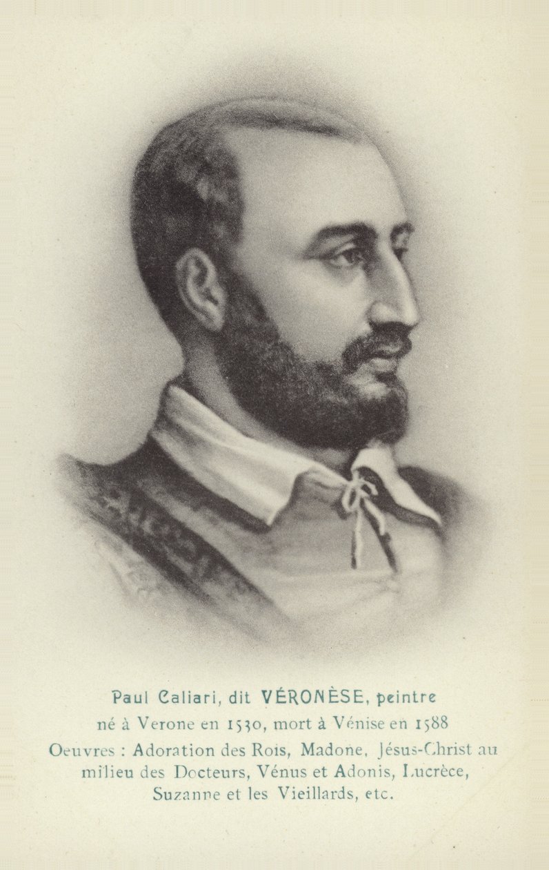 Paolo Veronese, italialainen taidemaalari (litografia) tekijältä French School