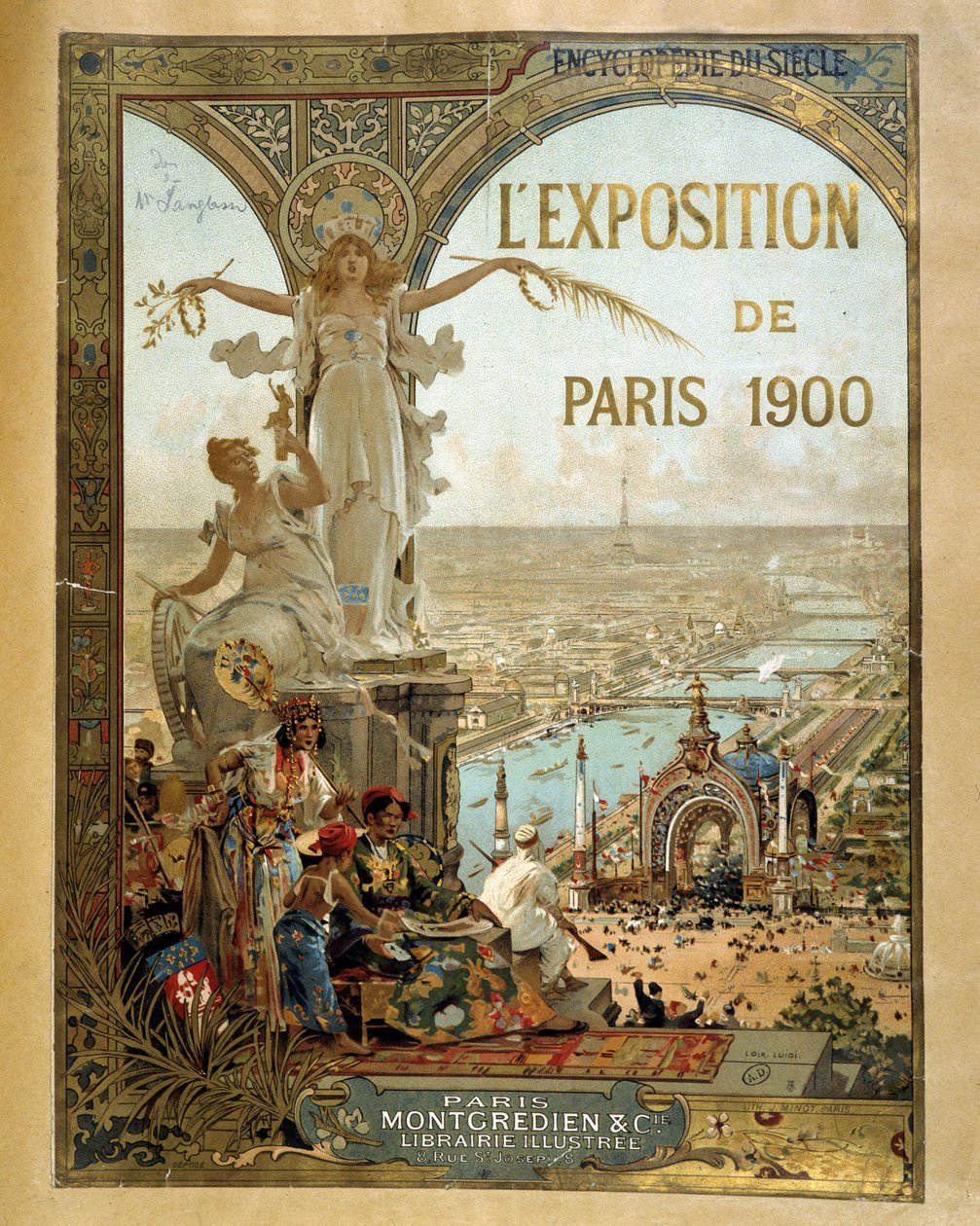 Pariisin näyttely 1900 - Mainosjuliste tekijältä French School