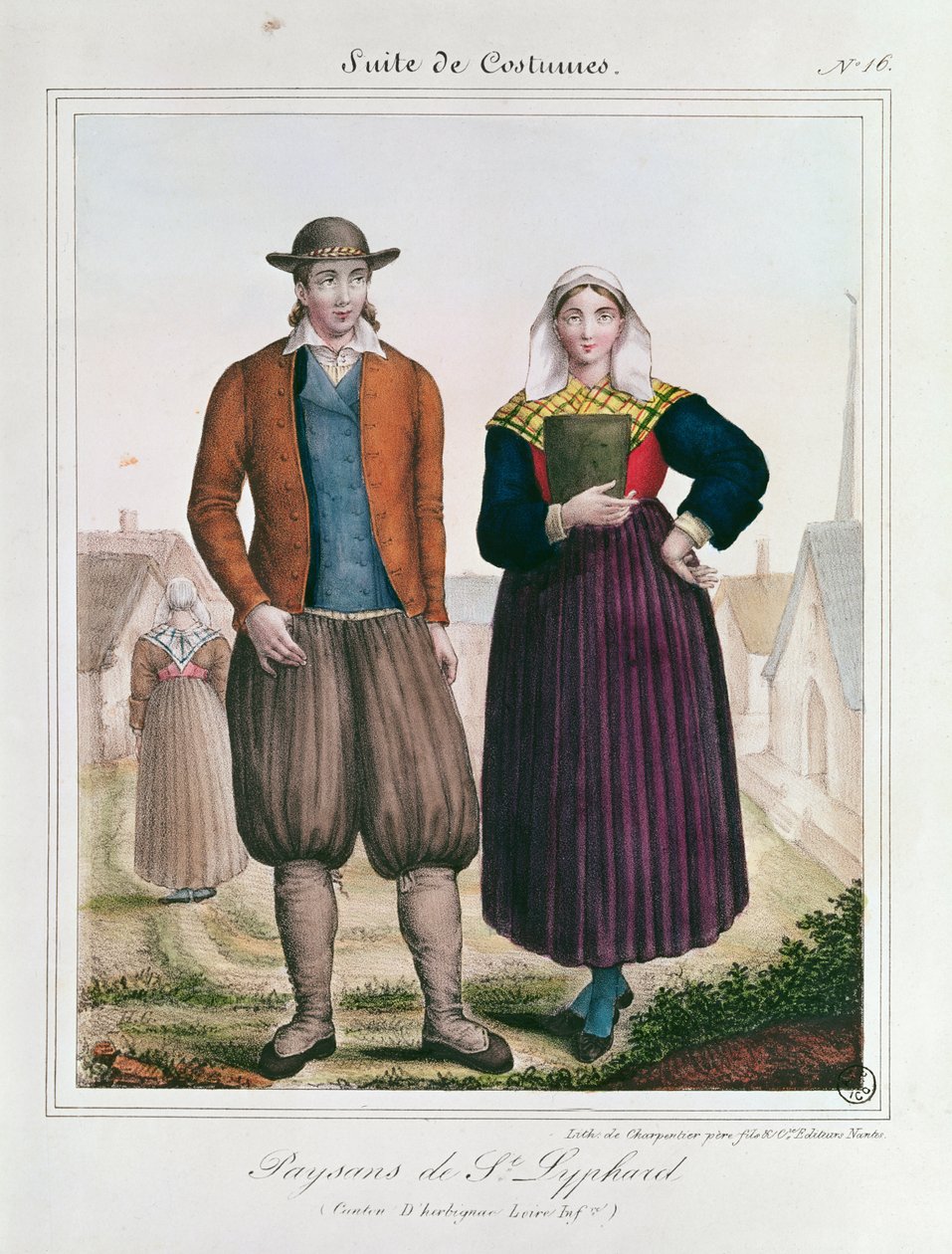 Talonpojat Saint-Lyphardista, Les Costumes Bretons de Charpentieristä tekijältä French School