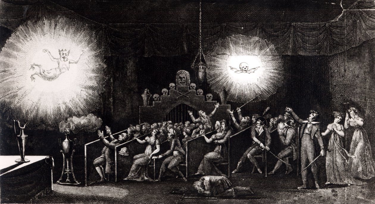 Phantasmagoria, Etienne Gaspard Robertsonin (1763-1837) tieteellisistä ja anekdoottisista vapaa-ajan muistelmista, Pariisi, 1831 tekijältä French School