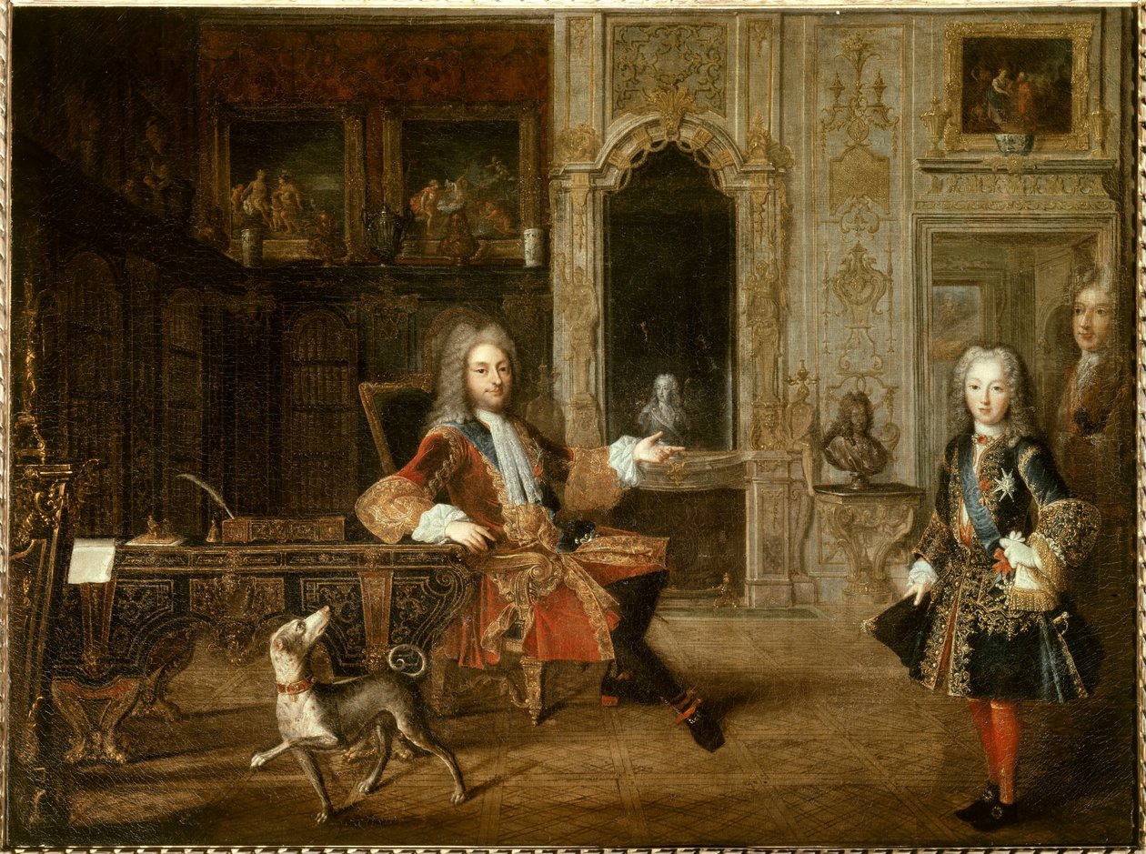 Philip II ja Louis I Orleansista, Chartresin herttua tekijältä French School