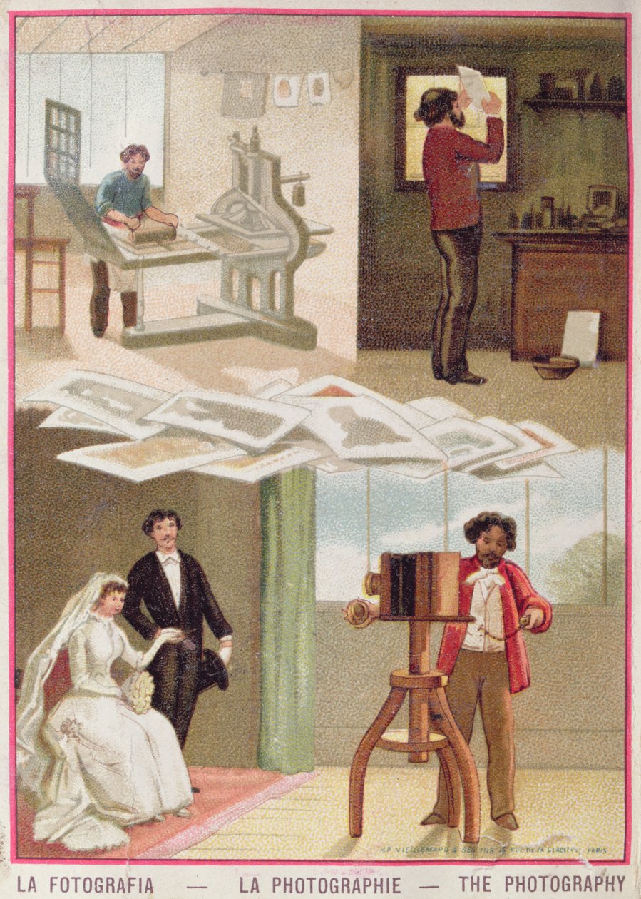 Valokuvaus, noin 1900 tekijältä French School
