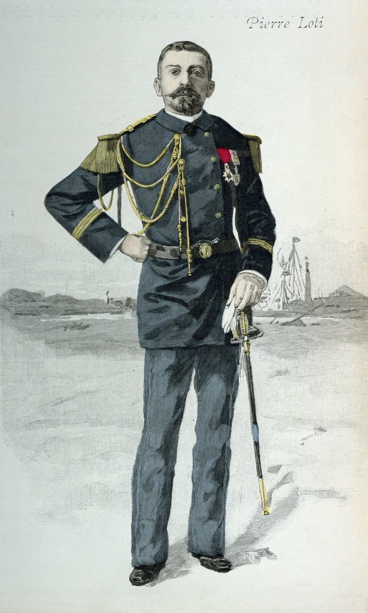 Pierre Loti (1850-1923), La Revue Illustreen kansikuva, 1. lokakuuta 1889 tekijältä French School