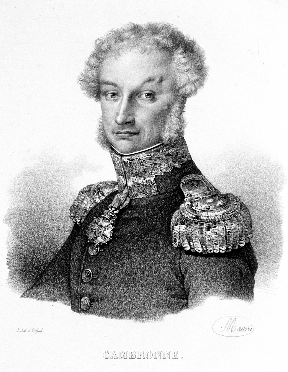 Pierre, varakreivi Cambronne, ranskalainen kenraali (1770-1842). tekijältä French School