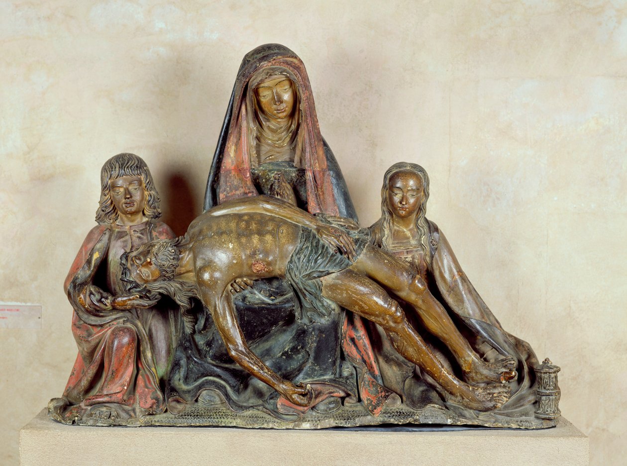 Pieta (maalattu puu) tekijältä French School