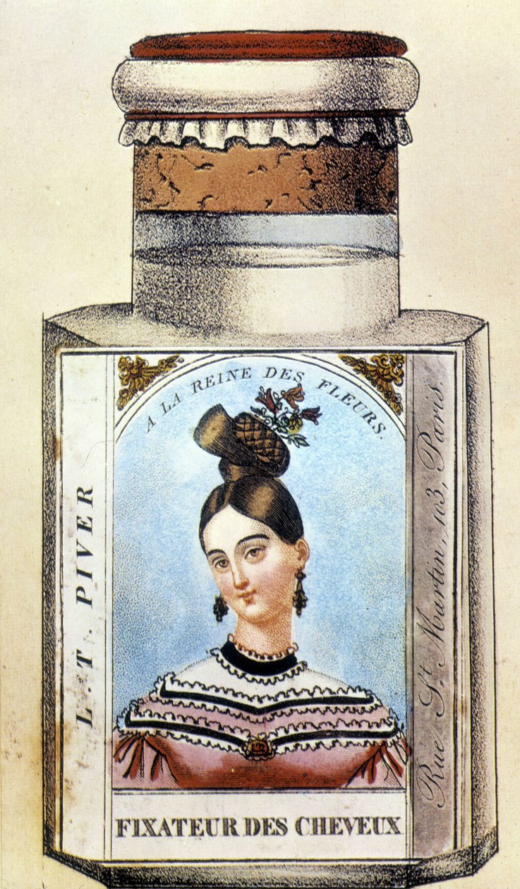 Piver Hair Fixer Bottle, noin 1830 tekijältä French School