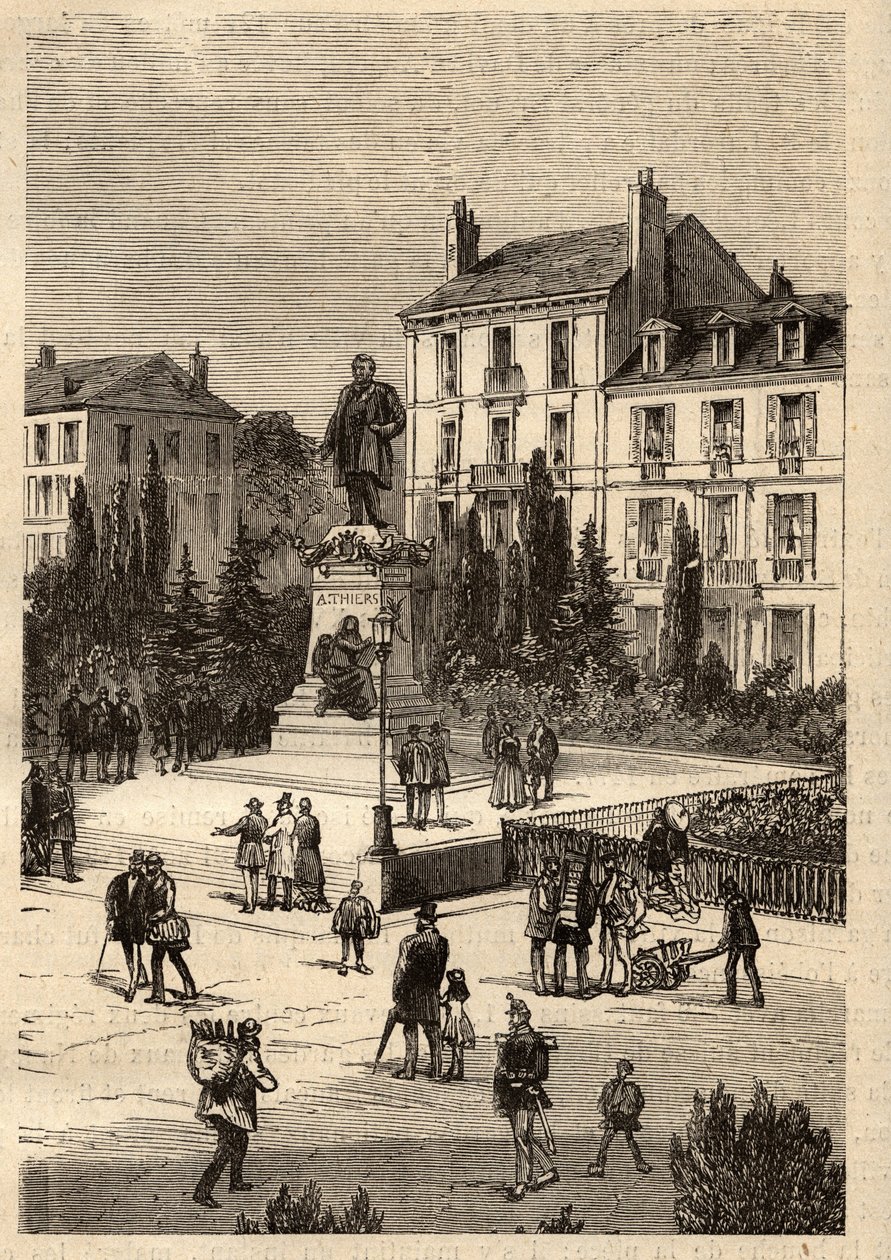 Place Thiers - Nancyn kaupungin keskustassa, Meurthe-et-Moselen departementissa, Lorraine
