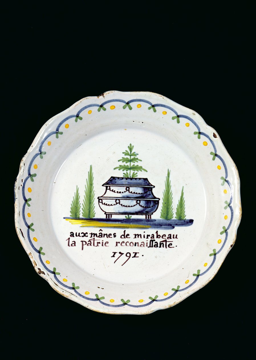 Lauta, 1791 (keraaminen) tekijältä French School