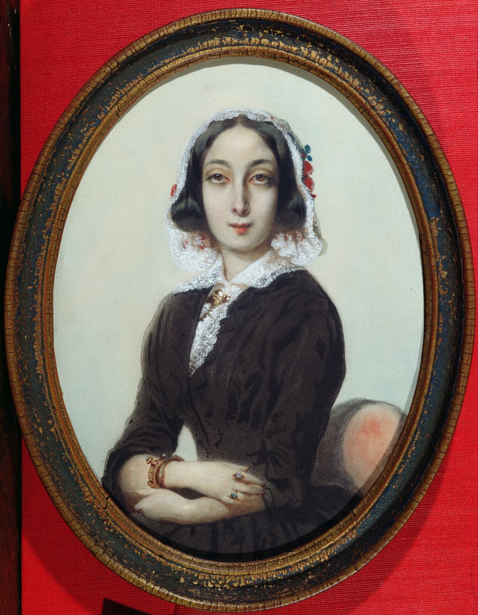 George Sandin (1804-76) muotokuva n. 1840 tekijältä French School