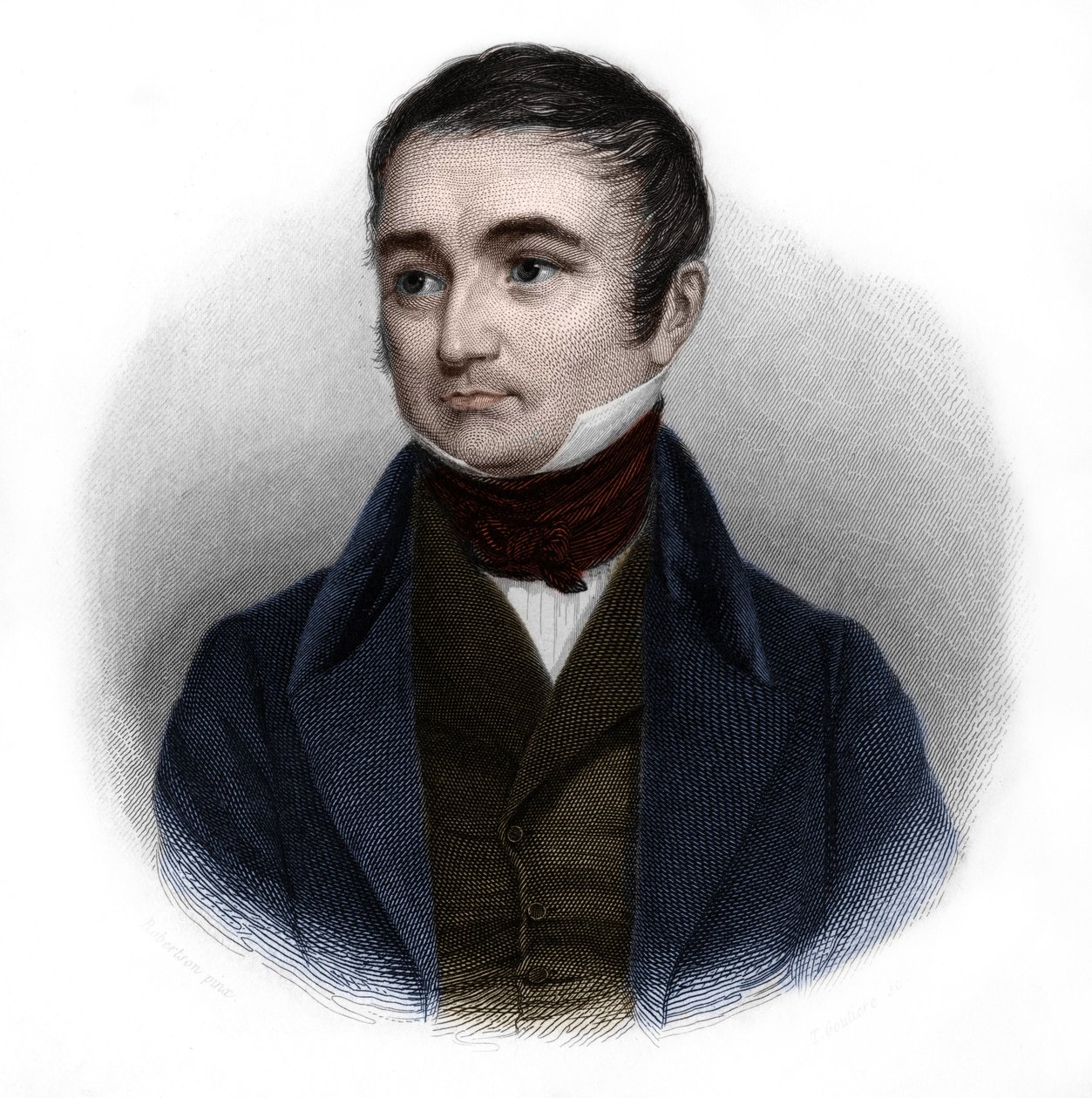 Adolphe Thiersin (1797-1877), ranskalaisen poliitikon ja historioitsijan muotokuva. Louis de Cormenin Timonin "" Book of Speakers -kirjassa". 1842. Yksityinen kokoelma. tekijältä French School