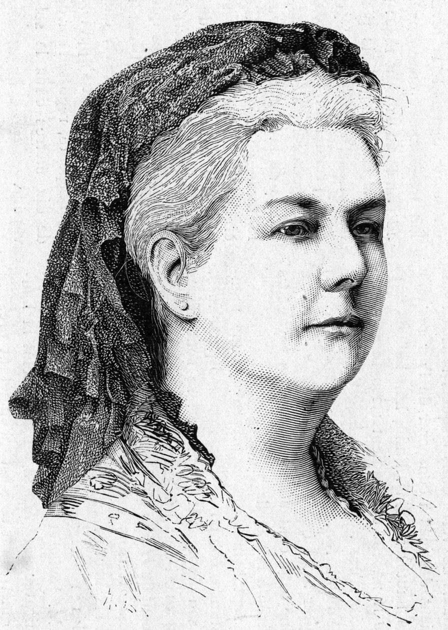 Pariisin konservatorion musiikin professorin Aglae Massartin (1827-1887) muotokuva. tekijältä French School