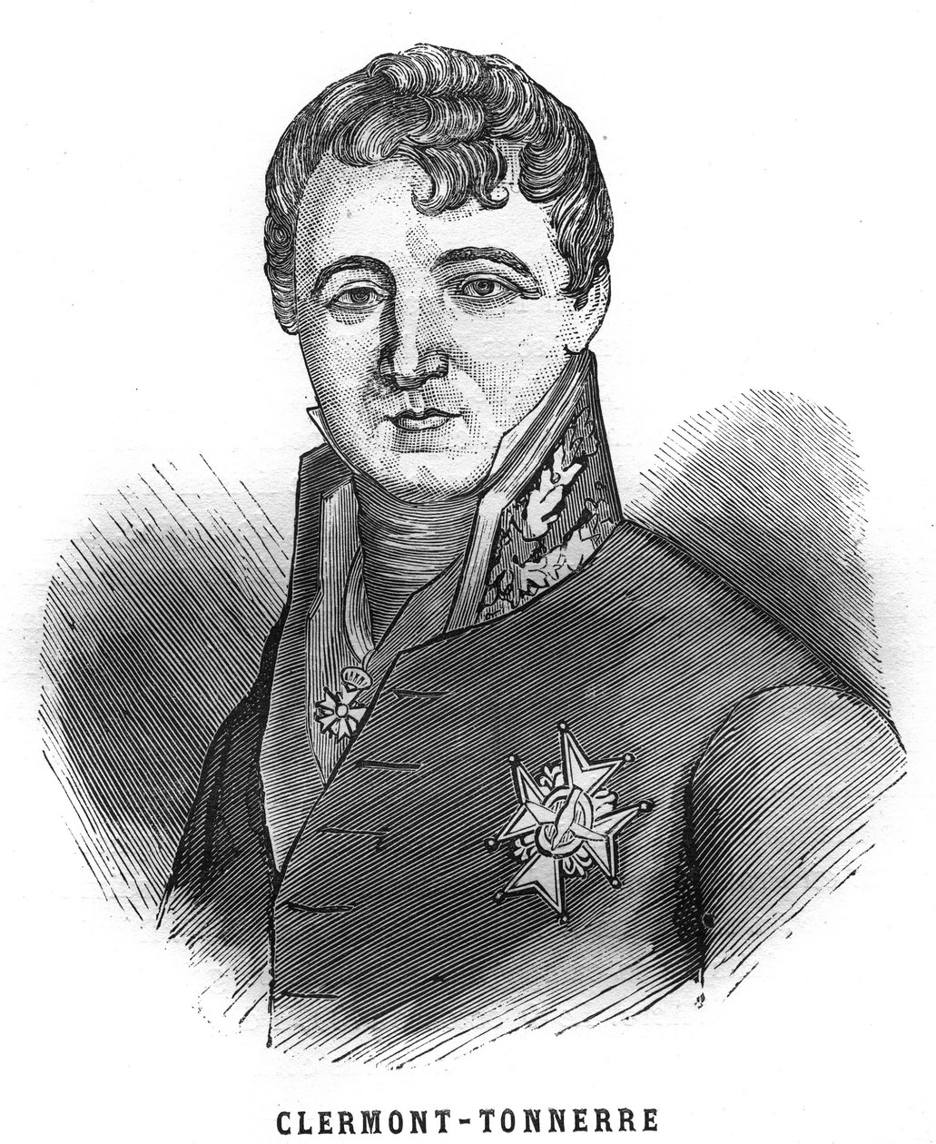 Aime Marie Gaspard de Clermont-Tonnerren muotokuva (Clermont Tonnerre tekijältä French School