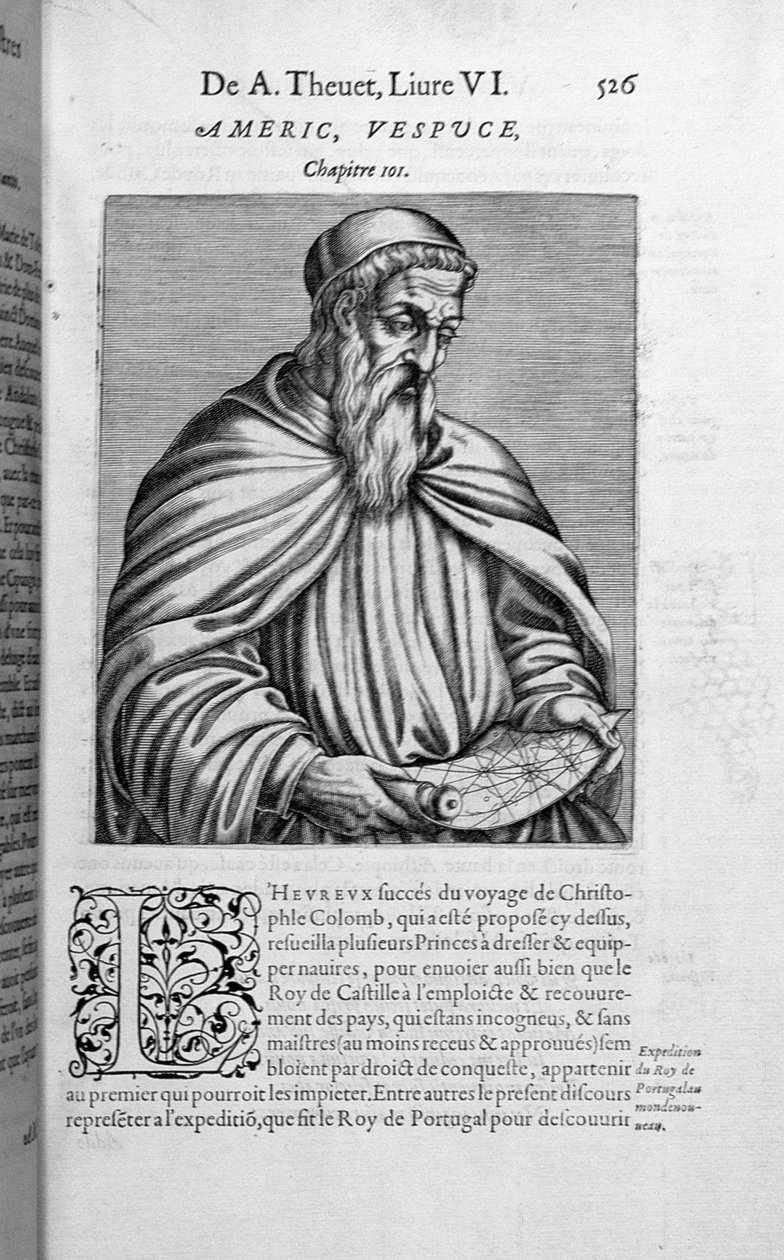 Amerigo Vespuccin (1454-1512) muotokuva tekijältä French School