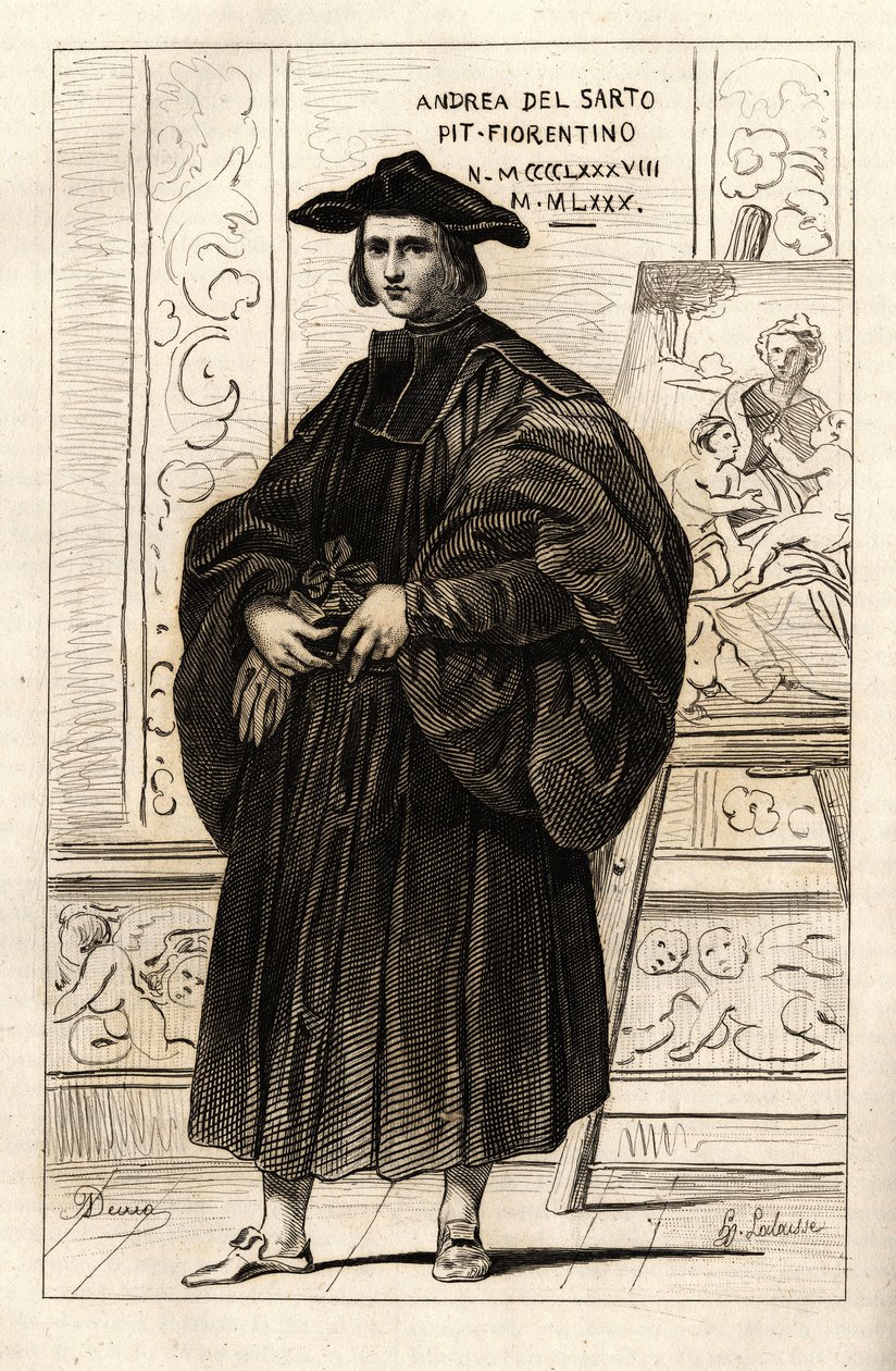 Paolo del Miglioren, Andrea del Sartona tunnetun Francesco di Lucan muotokuva Andrea d